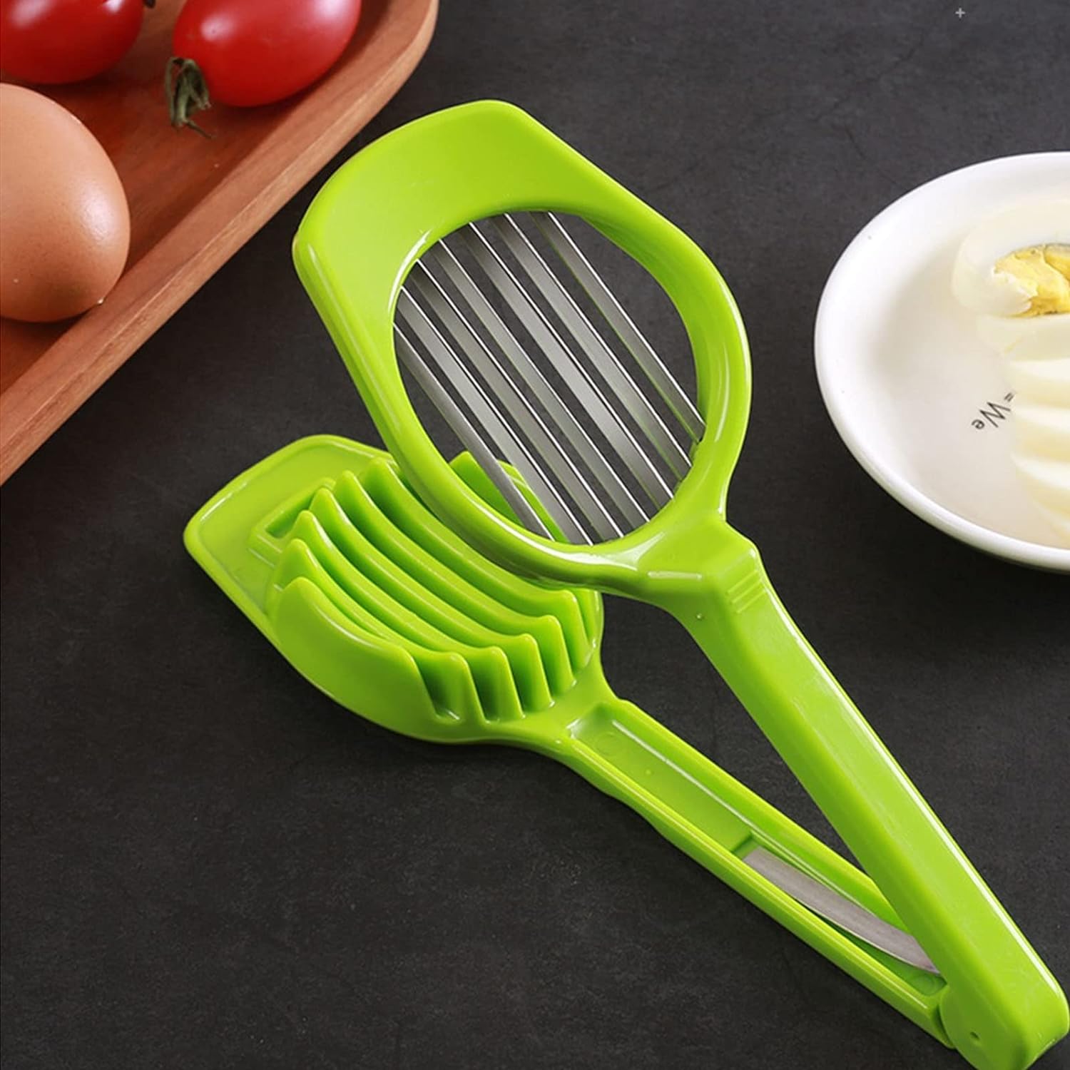5970 Multipurpose Slicer with Seven Blades, Egg Slicers Stainless Slicer, Strawberry, Tomato, Kiwi, Fruit Cutter, Divider Separator 5970 Multipurpose Slicer with Seven Blades, Egg Slicers Stainless Slicer, Strawberry, Tomato, Kiwi, Fruit Cutter, Divider Separator